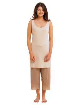 Rosie Net 3/4 Length Pant - Stone Rosie 3/4 Lenght Pant, 0