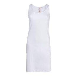 Madison Sleeveless Dress - White Madison Slip, 0