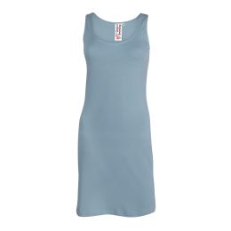 Madison Sleeveless Dress - Smoke Blue Madison Slip, 0