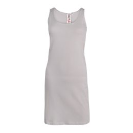 Madison Sleeveless Dress - Silver Madison Slip, 0