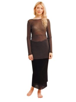Rosie Net Double Layer Skirt - Black Rosie Skirt, 0