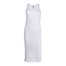 Madison Sleeveless Midi Slip - 0, White Madison Midi