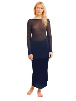 Rosie Net Double Layer Skirt - Navy Rosie Skirt, 0