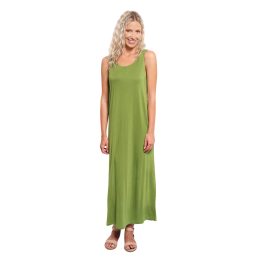 Bamboo Maxi Dress - Green Bamboo Maxi, 0