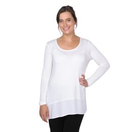Kate Long Sleeve Tunic - 0, White Kate Long Sleeve