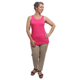 Bamboo Tank - Fuchsia Bamboo Tank, 0