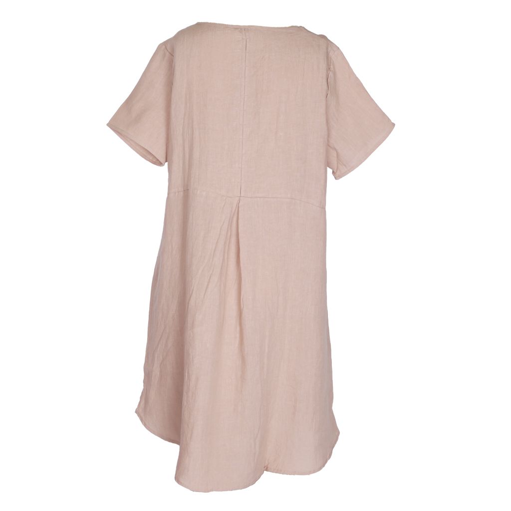 Frankie Linen Dress - Shell B