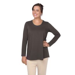 Jezebel Long Sleeve T-Shirt - Khaki Jezebel, 0