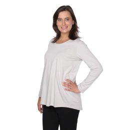Jezebel Long Sleeve T-Shirt - Silver Jezebel, 0
