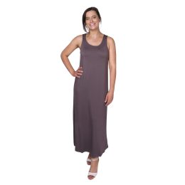 Bamboo Maxi Dress - Granite Bamboo Maxi, 0