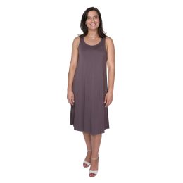 Bamboo Midi Dress - Granite Bamboo Midi, 0
