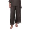 Silk Pant Full Length Charcoal F Charcoal Silk Pant Full Length