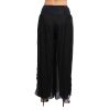 Silk Pants Long Black B2