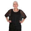IMG_0938 Black Silk Layered Top