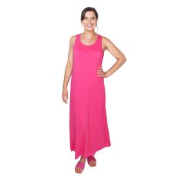 Bamboo Maxi Dress - Fuchsia Bamboo Maxi, 0