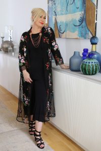 Teal Cascade Regina Duster Coat