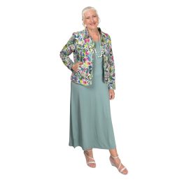 Bamboo Maxi Dress - Pewter Bamboo Maxi, 0
